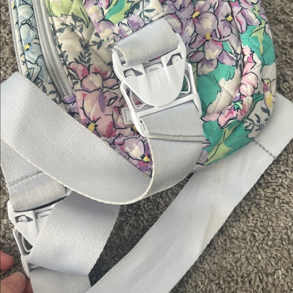 Vera Bradley Floral Sling Bag with Adjustable Strap - Picture 3 of 6